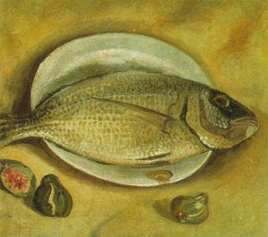 Still Life - Fish, 1922 — Salvador Dalí, Surrealist Painting