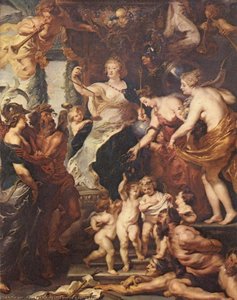 The Meeting At Lyons, Louvre — Peter Paul Rubens, Baroque