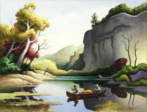 Ozark Reflections — Thomas Hart Benton