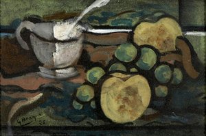 Nature Morte — Georges Braque, Cubist Still Life