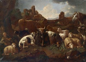 Southern Landscape — Domenico Brandi, Baroque