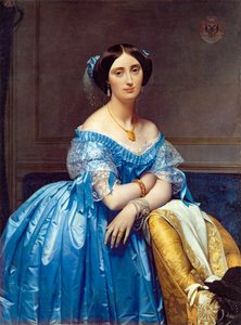Porträt Der Prinzessin De Broglie — Jean-auguste-dominique Ingres, Neoklassizistische Präzision