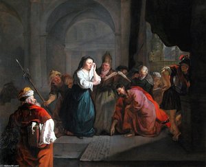 Woman Taken In Adultery — Gabriel Metsu