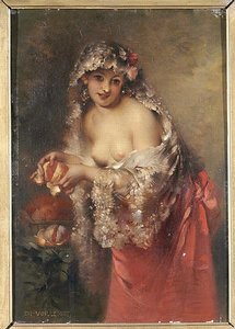 Jeune fille à l'orange