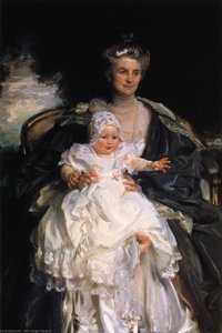 Mrs. Henry Phipps And Her Granson Winston — John Singer Sargent