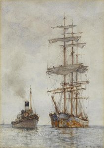 Towing — Henry Scott Tuke