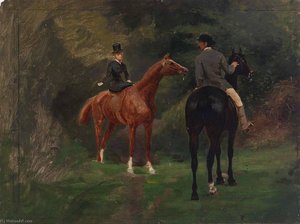 Figures On Horseback — Eliphalet Frazer Andrews