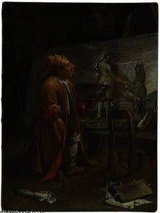 Paolo De Matteis In His Studio — Pier Leone Ghezzi