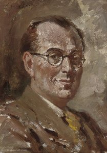 Portrait Of Cyril Fletcher (1913-2005), Bust-length — Edward Seago