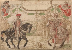 Johan Iv Van Nassau and His Wife Maria Van Loon-Heinsberg