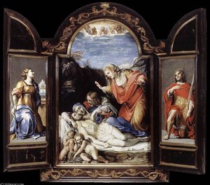 Triptych — Annibale Carracci