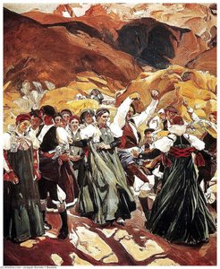 La Jota Aragon — Joaquín Sorolla Y Bastida, Impressionism