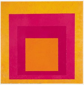 Homage To The Square (la Tehuana) — Josef Albers, Hard Edge Painting