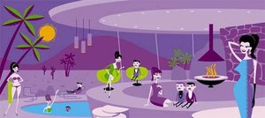 Palm Spring Nigth — Josh Agle (shag)