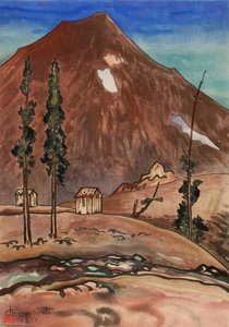Ruin Of Old Tioga Mine — Chiura Obata