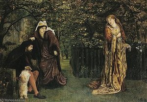 Sir Tristram And Queen Yseult — Marie Spartali Stillman