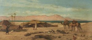 Desert Scene — Frederick Trevelyan Goodall