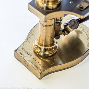 Signature Of Nachet And Son — Maison Nachet & Fils