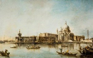 Venice, Santa Maria Delle Salute And The Dogana — Francesco Lazzaro Guardi