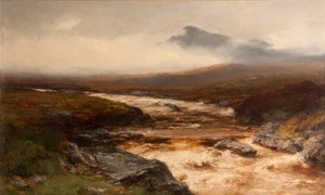 River In Spate — David Farquharson