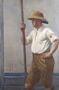 A British Red Cross Society and Order of St John of Jerusalem Hospital Barge Orderly on the Tigris