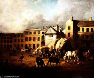 A town scene