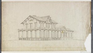 Perspective Design Of A House — Thomas Cole