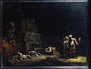 LA DECOUVERTE DES CORPS DE PYRAME ET DE THISBE