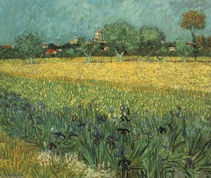 Arles Irises — Vincent Willem Van Gogh, Post-impressionism