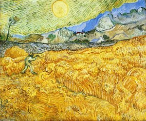 The Reaper — Vincent Willem Van Gogh, Post-impressionism
