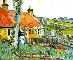 Cottage, Near Largo — George Leslie Hunter
