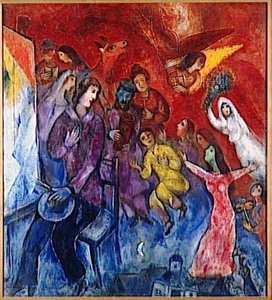Die Erscheinung Der Familie Des Künstlers — Marc Chagall
