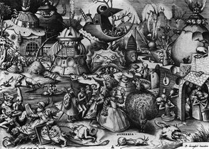 Superbia (überhreuch) — Pieter Bruegel Der Ältere, Northern Renaissance