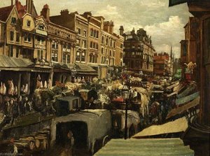 High Street, Whitechapel — Edwin Edwards, Hudson River School