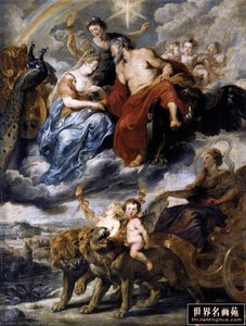 The Meeting Of Marie De M Dicis And Henri Iv At Lyon — Peter Paul Rubens, Baroque