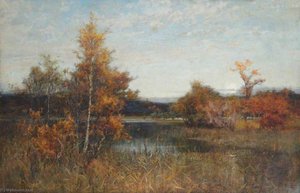 An Autumn Afterglow — Alfred East