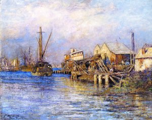 The Old Slip, Williamstown — Frederick Mccubbin