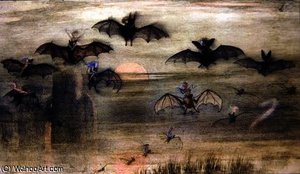 A flight by night of bats and elves