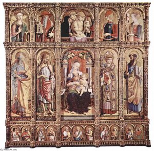 Enthroned Madonna — Carlo Crivelli