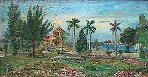 Green Landscape — David Davidovich Burliuk