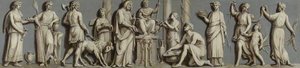 Panel From The Robert Adam Library Representing Religion And The Arts — Giovanni Battista Cipriani