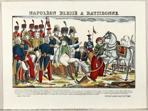 Napoleon Injured at Regensburg