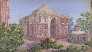 Tor Von Ali Ud Deen. Kutub. Delhi. Indien. 15. Novr. 1878 — Marianne North, Viktorianischer Botanischer Realismus