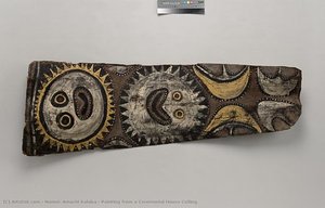 Painting From A Ceremonial House Ceiling — Numei, Amachi Kalaba