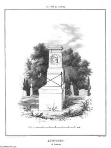 Monument Funeraire De Jean-baptiste-jacques Augustin Au Cimetiere Du Pere-lachaise — Jean-baptiste Jacques Augustin