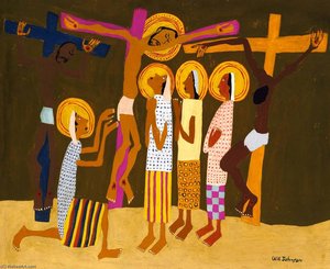 Mount Calvary — Виљем Хенри Џонсон, Modernist Folk Art