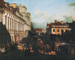 Miodowa Street — Bernardo Bellotto