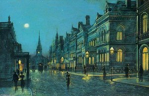 Park Row At Night