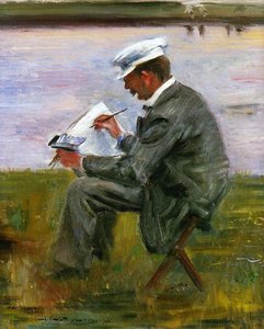 Portrait Of The Painter Walter Leistikow 1 — Lovis Corinth