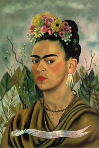 Self-portrait Dedicated To Dr. Eloesser — Frida Kahlo